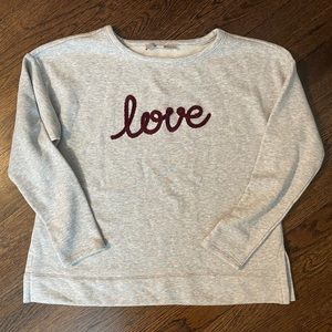 LOFT Love Sweatshirt ❤️